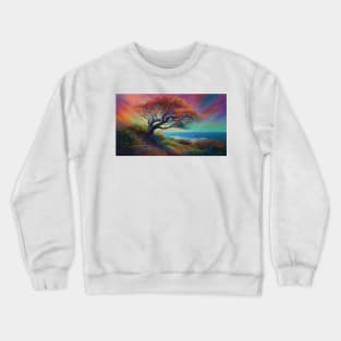 Creepy tree Crewneck Sweatshirt